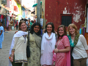 Ananda College Students in India
