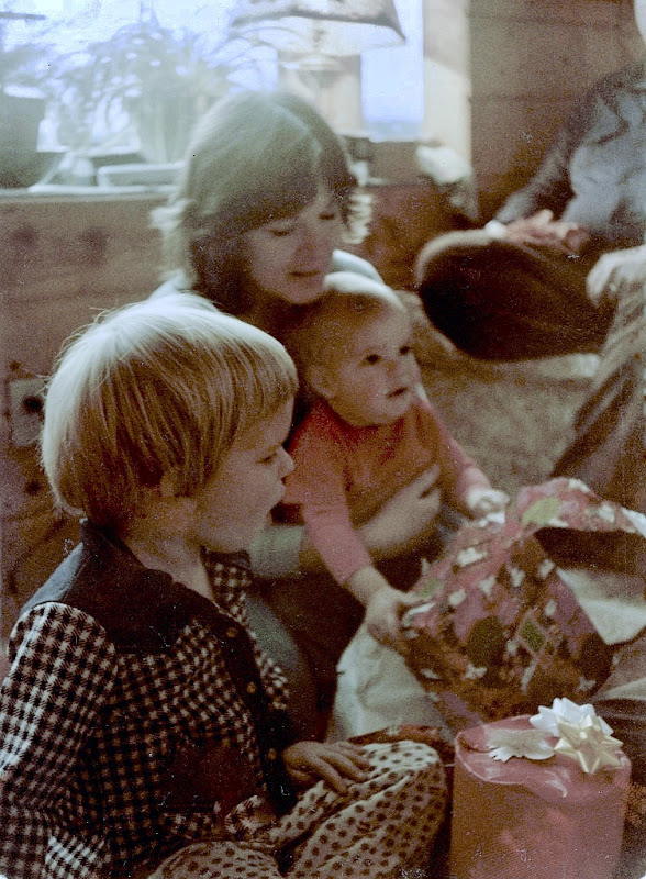 Brindey with her two sons, around 1980