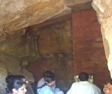 Babaji's cave. Babaji was mentioned in Paramhansa Yogananda's Autobiography of a Yogi