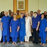 Friends together from all over India at the Ananda India Leaders Retreat