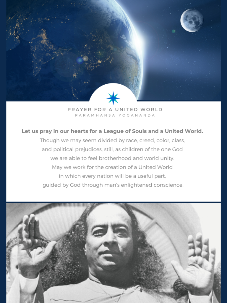 Prayer for a United World by Paramhansa Yogananda