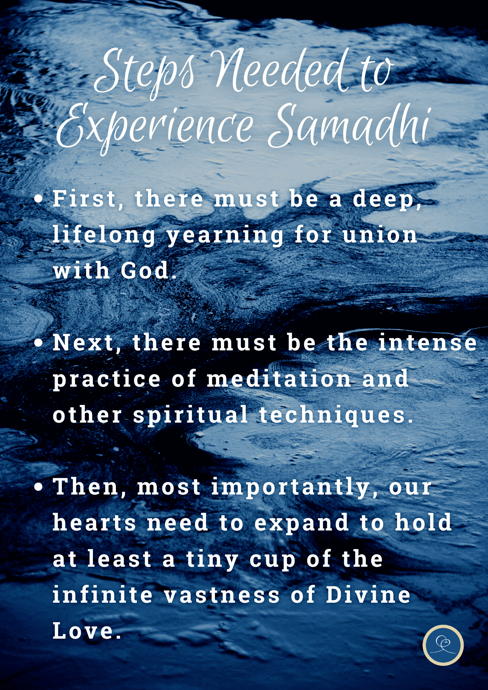 steps to experience samadhi based on teachings of yogananda of self realization
