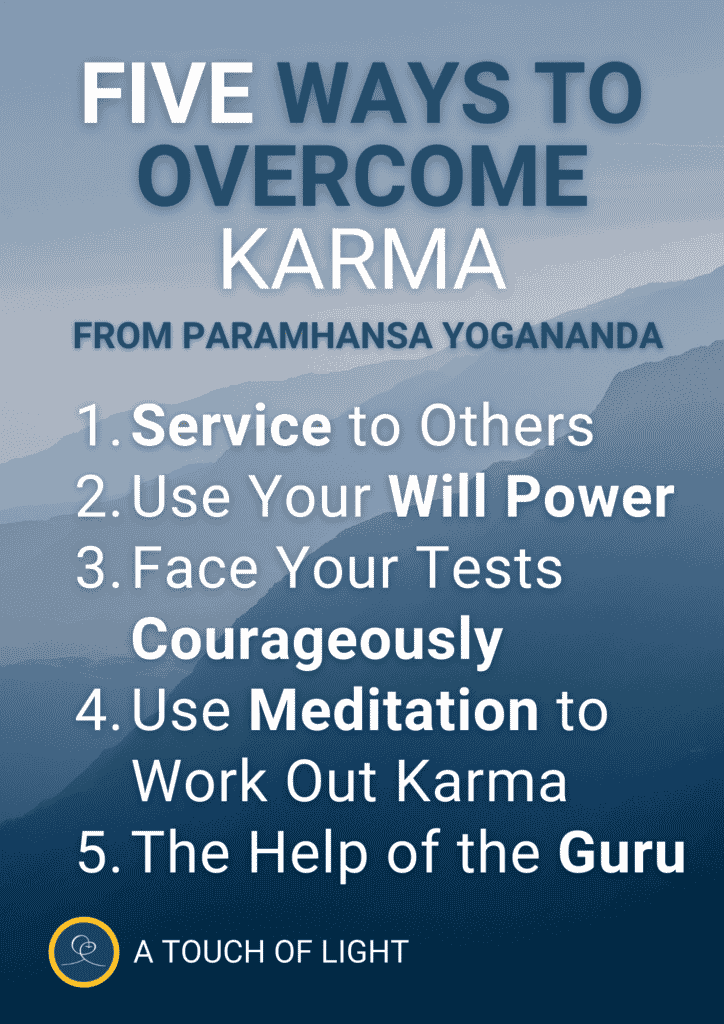 karma and reincarnation yogananda teachings there is no bad karma how to overcome past wrong actions