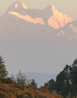 Photo by Jyotish of the mountain, Nandadevi.