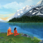 Painting Discipleship by Nayaswami Jyotish of Yogananda and Kriyananda