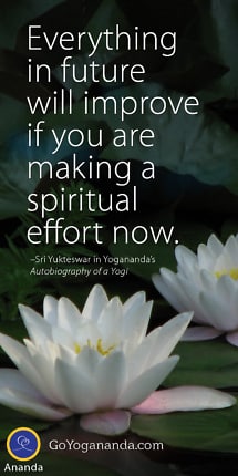 Sri Yukteswar Quote Spiritual-Effort