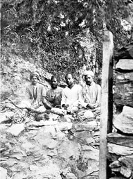 One of the caves occupied by Babaji