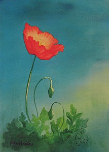 Mantradevi's-flower-painting