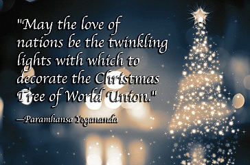 Christmas Quote by Paramhansa Yogananda